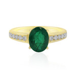 Anello in oro con Smeraldo Zambia (Annette)