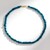 Collana in argento con Apatite Blu Neon
