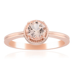 Bague en argent et Morganite du Brésil