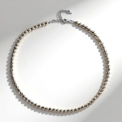 Collana in argento con Ematite Argentata