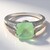 Anello in argento con Prehnite
