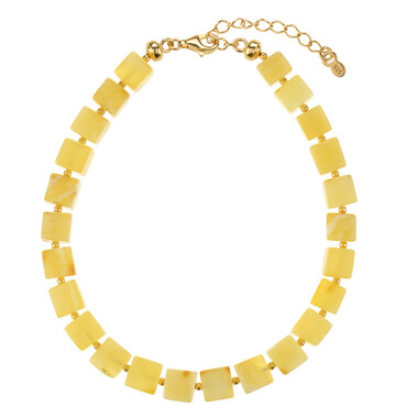 Baltischer Milky-Bernstein-Silberarmband (dagen)
