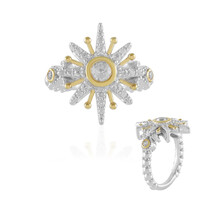 Weißer Topas-Silberring (Dallas Prince Designs)