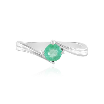 Anello in argento con Smeraldo Russo
