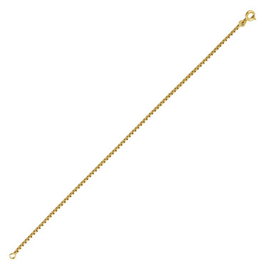 Silber-Veneziakette - 2,46 g - 45 cm - vergoldet