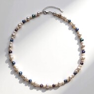 Silver Freshwater Pearl Silver Necklace