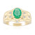 Anillo en oro con Esmeralda de Brasil (de Melo Gold)