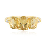 Gelber Beryll-Silberring