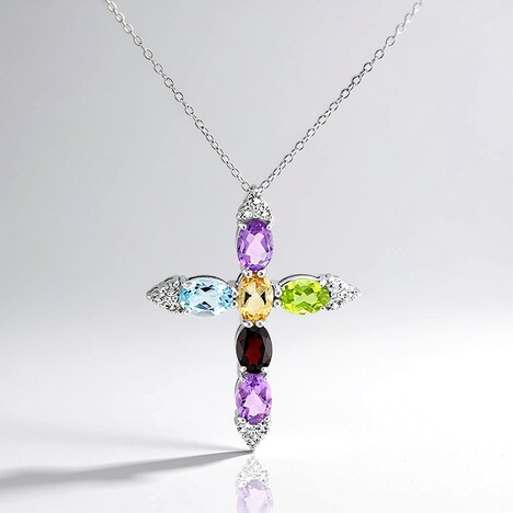 Collana in argento con Ametista