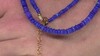 Collar en plata con Ópalo azul de Etiopía