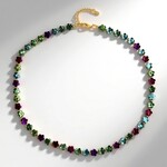 Collana in argento con Ematite Porpora