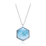 Collana in argento con Larimar