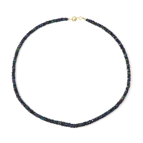 Mezezo-Opal-Silberhalskette