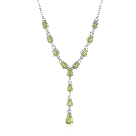 Collier en argent et Péridot