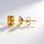 Boucles d'oreilles en argent et Citrine