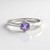 Anello in argento con Tanzanite (non riscaldata)