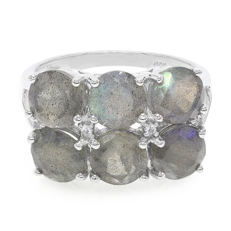 Spektrolith-Silberring