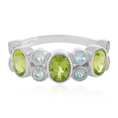 Peridot-Silberring