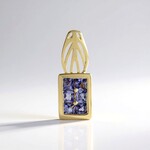 Ciondolo in oro con Tanzanite AAA (Ornaments by de Melo)