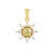 Colgante en plata con Zircón amarillo (Adela Silber)