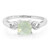 Anello in argento con Prehnite