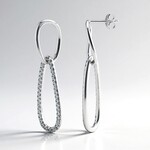 Orecchini in argento con Zircone