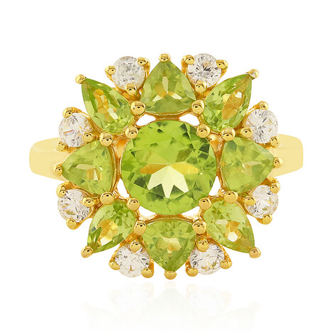 Anillo en plata con Peridoto