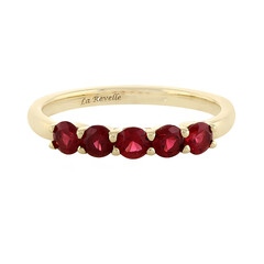 Edelroter Spinell-Goldring (La Revelle)