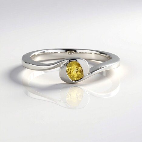 Bague en argent et Scapolite
