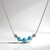 Collana in argento con Larimar