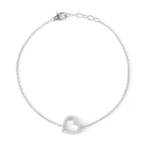 Zirkon-Silberarmband