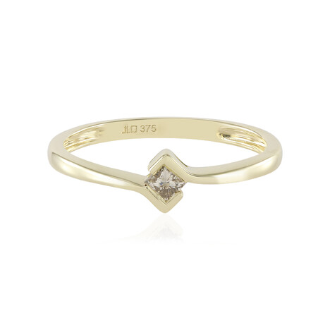 I2 Schokoladen-Diamant-Goldring