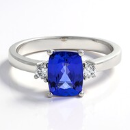 14K AAA Tanzanite Gold Ring (CIRARI)