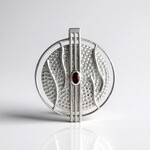 Ciondolo in argento con Zircone Rosa (MONOSONO COLLECTION)