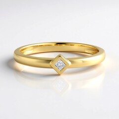 Anello in argento con Diamante I3 (H)