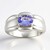 Anello in argento con Tanzanite (Pallanova)