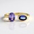 Anello in oro con Tanzanite (non riscaldata)