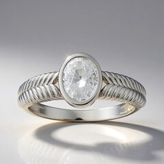 Anello in argento con Zircone