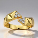 Anello in oro con Diamante I1 (H) (CIRARI)
