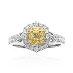 Anillo en oro con Diamante amarillo SI2 (CIRARI)