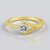 Anello in oro con Diamante SI1 (G) (Annette)