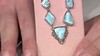 Zilveren halsketting met een larimar