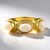 Anello in argento con Pietra di Luna Arcobaleno