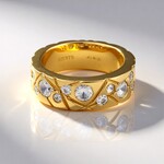 Anello in oro con Zircone (de Melo Gold)