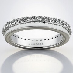 Anello in argento con Zircone