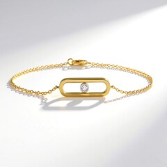 Bracciale in argento con Topazio Bianco