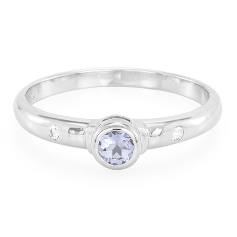 Madagaskar-Iolith-Silberring