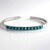 Bracciale in argento con Turchese Kingman Mohave Blu (Jones Lee)