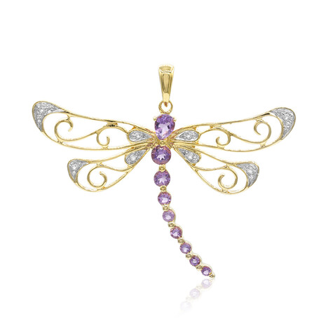 Amethyst-Silberanhänger