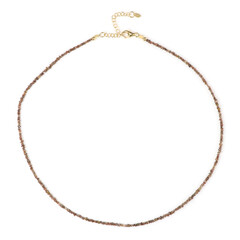 Zilveren halsketting met Fancy diamanten